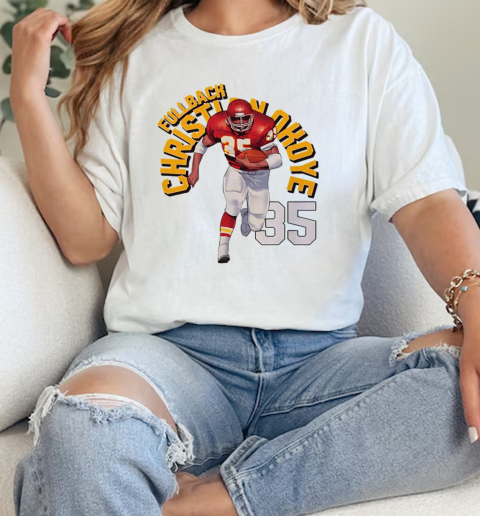 Christian Okoye Kansas City Chiefs NFL football name ARC vintage  Classic Womens T-shirt