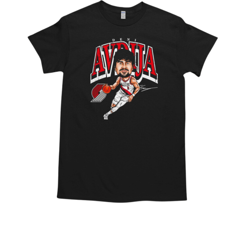 Deni Avdija Portland Trail Blazers NBA basketball cartoon vintage T-Shirt