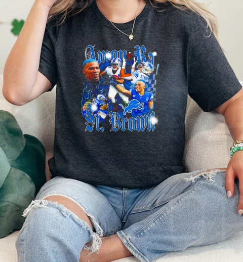 Detroit Lions Amon Ra St. Brown notorious player graphic  Classic Womens T-shirt