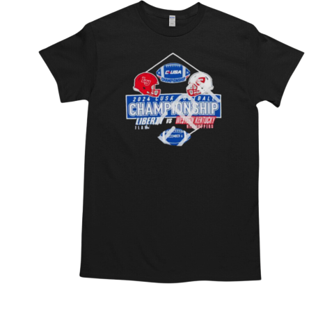 Liberty Flames Vs Western Kentucky Hilltoppers 2024 Cusa Football Championship T-Shirt