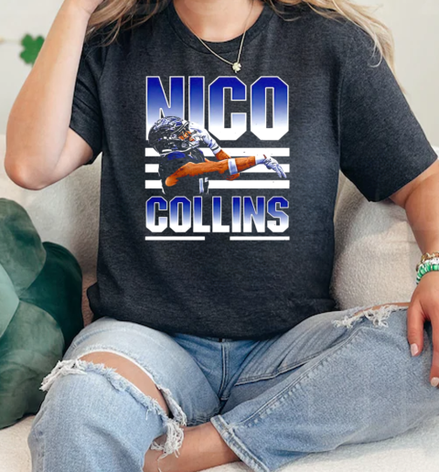 Nico Collins Houston Texans NFL football dance vintage  Classic Womens T-shirt