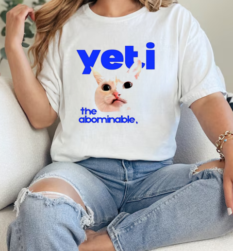 Cat yeti the abominable no boit  Classic Womens T-shirt