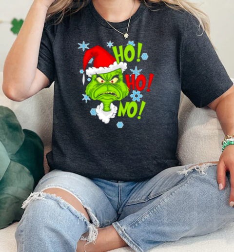 Santa Grinch Ho Ho Ho youre a mean one Christmas  Classic Womens T-shirt