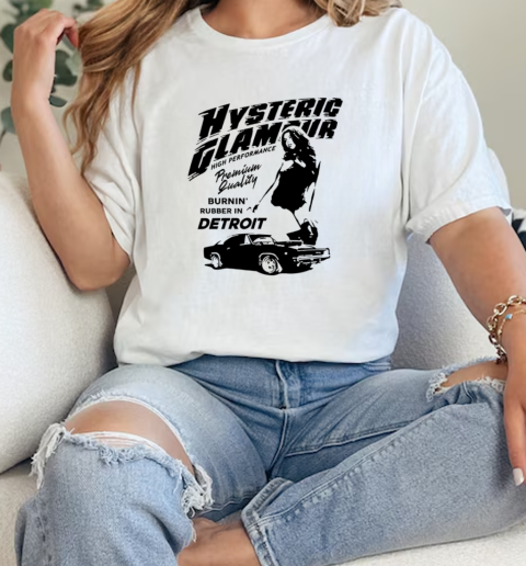 Hysteric glamour high performance burning rubber in Detroit  Classic Womens T-shirt