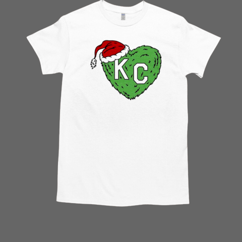 Kansas City Grinch Heart Christmas T-Shirt