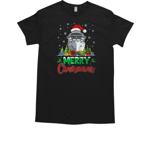 Merry Cruisemas Funny Vacation Cruise Ship Christmas Holiday T-Shirt