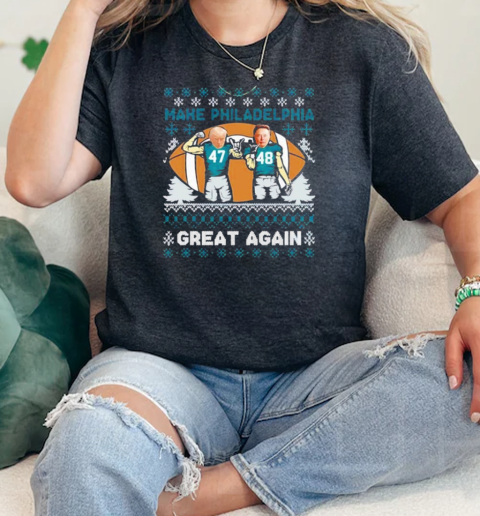 Trump And Elon Musk Make Philadelphia Great Again  Classic Womens T-shirt