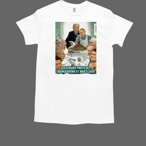 Trump Putin exclusive photo of Thanksgiving at Mar A Lago T-Shirt