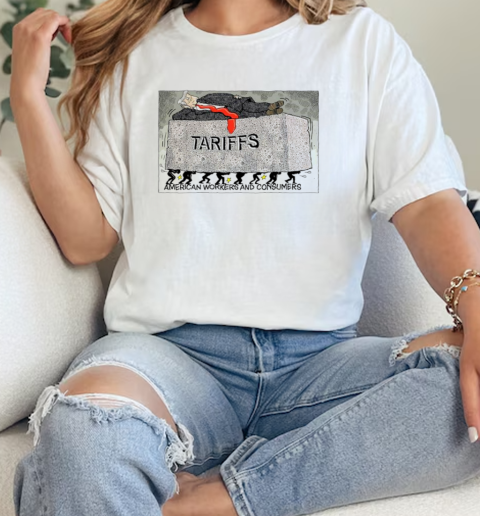 Trump Tariffs American workers and consumers  Classic Womens T-shirt