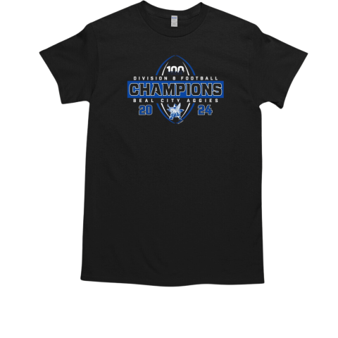 2024 MHSAA Football D8 Champions Beal City Aggies T-Shirt