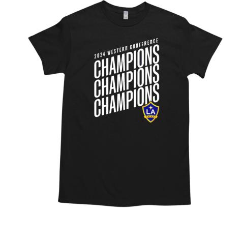 2024 MLS Western Conference Champions LA Galaxy T-Shirt