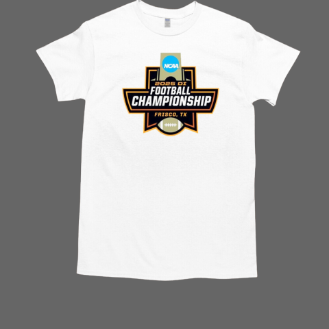 2025 NCAA Division I Football Championship Frisco, TX Logo T-Shirt