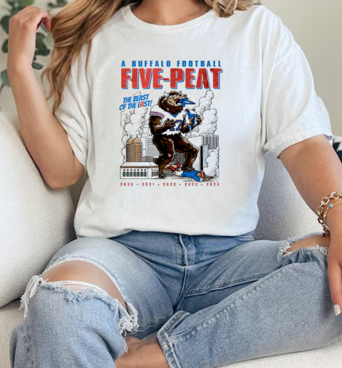 A Buffalo football five peat the beast of the East Josh Bills  Classic Womens T-shirt