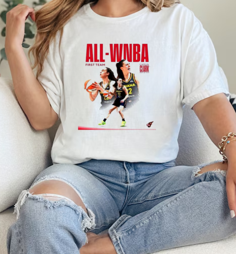 All WNBA first team Caitlin Clark picture collage  Classic Womens T-shirt