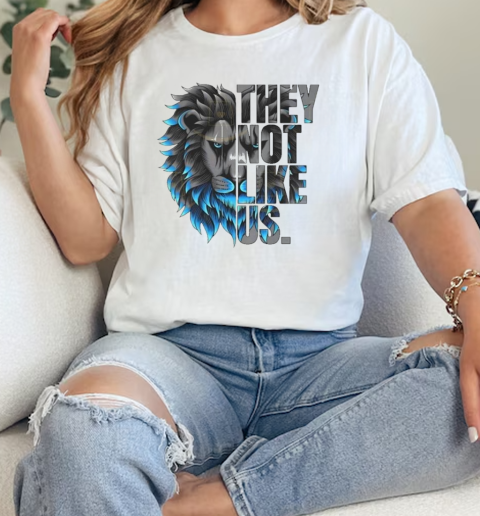 Detroit Lions They Not Like Us  Classic Womens T-shirt