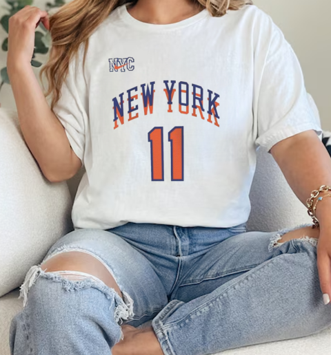 Jalen Brunson New York Knicks Nike Youth 2024 25 City Edition  Classic Womens T-shirt