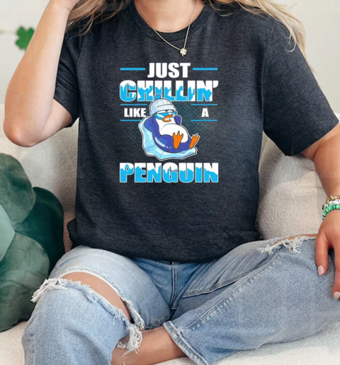 Just chilling like an Antarctica penguin  Classic Womens T-shirt