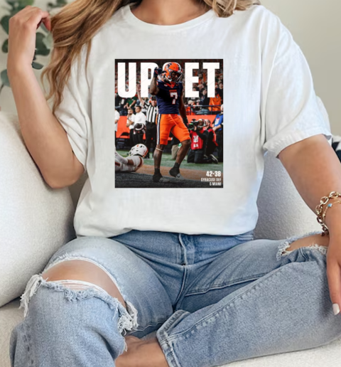 Kyle McCord Syracuse Orange Upset No. 6 Miami 42 – 38 Syracuse Def 6 Miami Hurricanes  Classic Womens T-shirt