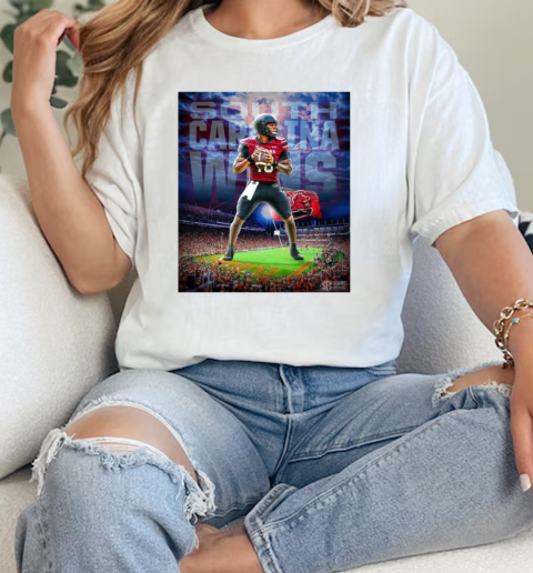 LaNorris Sellers South Carolina Gamecock Legacy Game 164 Pass Yds 166 Rush Yds  Classic Womens T-shirt