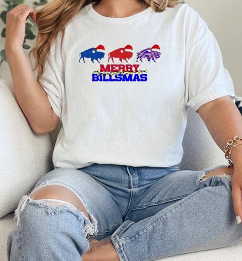 Merry Billsmas Buffalo Bills Christmas shirt  Classic Womens T-shirt