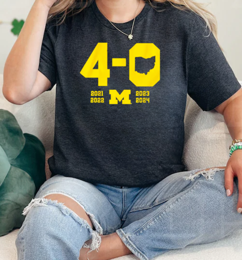 Michigan Football 4 0 In The Game Ohio  Classic Womens T-shirt