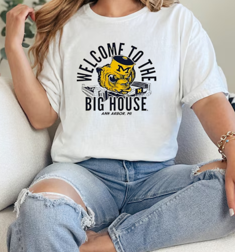 Michigan Wolverines welcome to the Big House  Classic Womens T-shirt