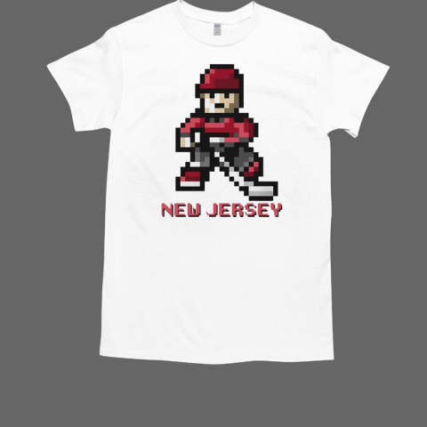 New Jersey Devils Hockey player pixel 2024 T-Shirt