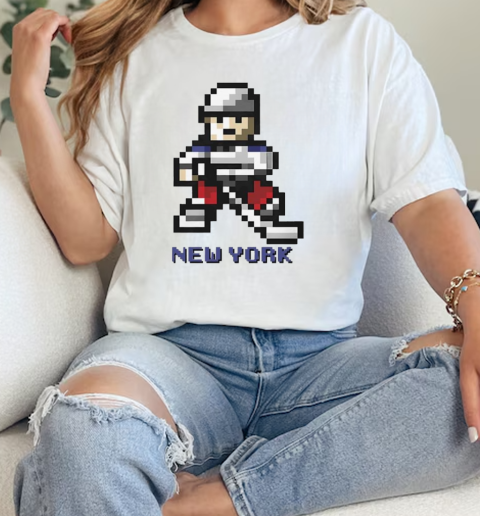 New York Rangers Hockey player pixel 2024  Classic Womens T-shirt