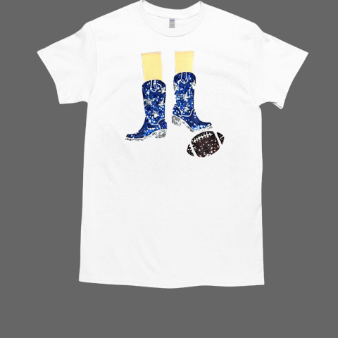 Ole Miss sequin boots hotty toddy football T-Shirt