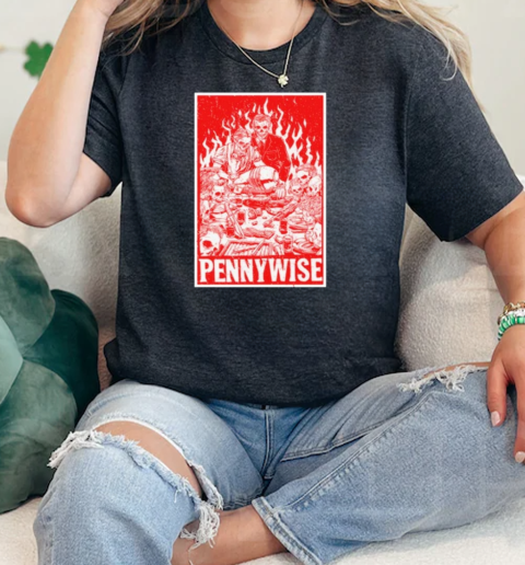 Pennywise Christmas Dinner  Classic Womens T-shirt