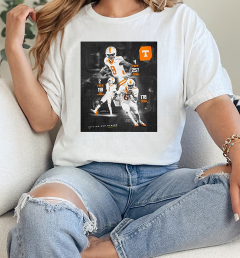 Poster Tennessee Vols Donte Thornton Jr Dylan Sampson Hitting Our Stride  Classic Womens T-shirt