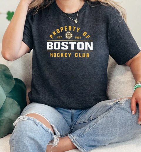 Property of Boston Bruins Hockey Club est 1924  Classic Womens T-shirt