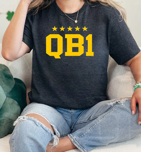 QB1 Michigan Wolverines  Classic Womens T-shirt