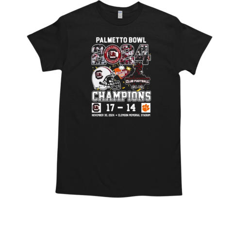 South Carolina Gamecocks Palmetto Bowl 2024 Champions T Shirt T-Shirt