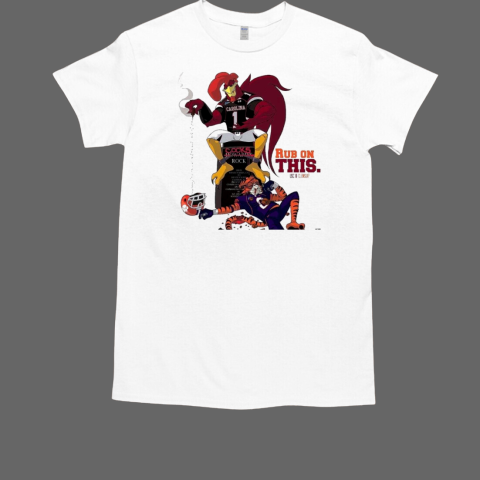 South Carolina Gamecocks Vs. Clemson Tigers Rub On This November 30, 2024 Mascot SEC Football T-Shirt