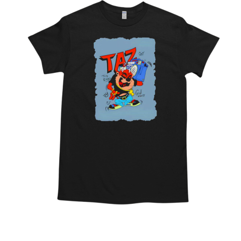 Taz Brain Loudspeaker Good Beast Looney Tunes T-Shirt