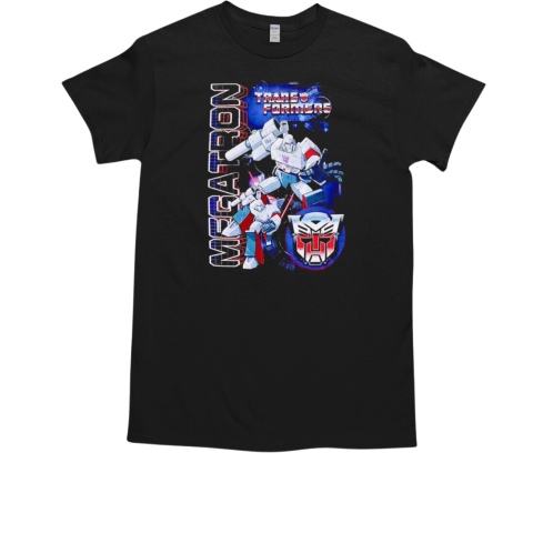 Transformers Megatron cartoon collage T-Shirt