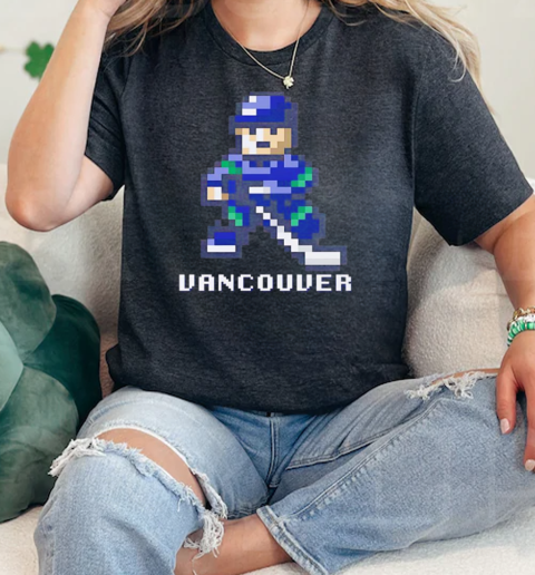 Vancouver Hockey 8 bit  Classic Womens T-shirt