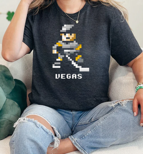 Vegas Hockey 8 bit  Classic Womens T-shirt