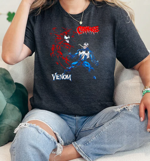 Venom vs Carnage graphic  Classic Womens T-shirt