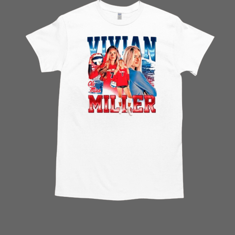 Vivian Miller Ole Miss Volleyball vintage graphic shirt T-Shirt