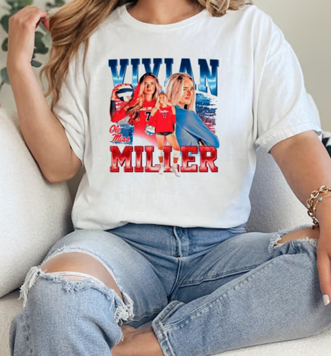 Vivian Miller Ole Miss Volleyball vintage graphic shirt  Classic Womens T-shirt