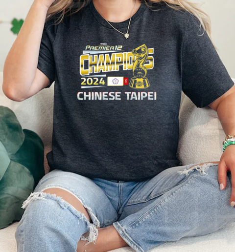 WBSC Premier12 Champions 2024 Chinese Taipei  Classic Womens T-shirt