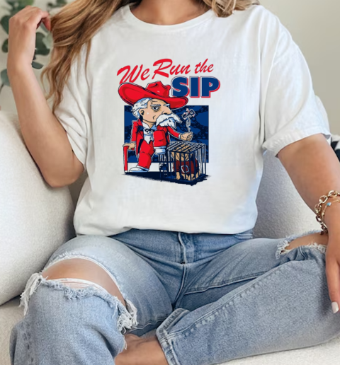 We Run The Sip Rebs Pocket  Classic Womens T-shirt