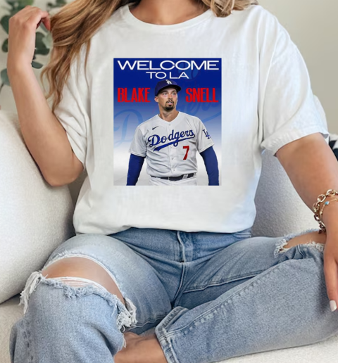 Welcome to LA Blake Snell Dodgers  Classic Womens T-shirt