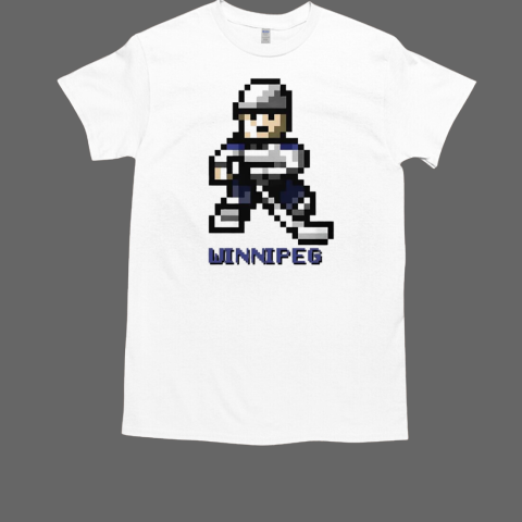 Winnipeg Jets Hockey player pixel 2024 T-Shirt