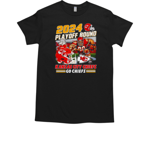 2024 Playoff Bound Kansas City Chiefs go Chiefs mascot T-Shirt