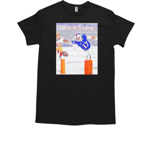 Almost Friday Bills Josh Allen Dive T-Shirt