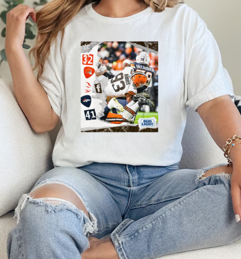 Dec 2 2024 Final Score Cleveland Browns 32 41 Denver Broncos  Classic Womens T-shirt