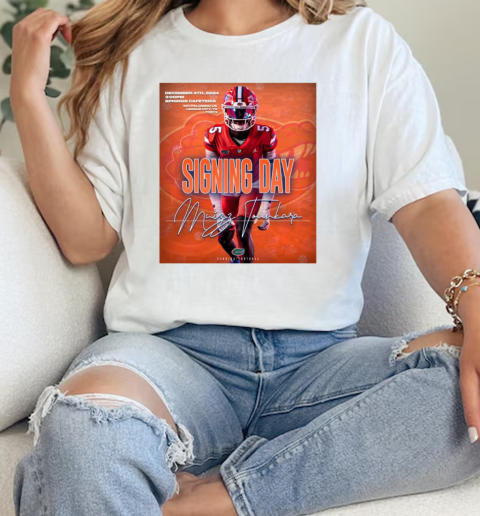 Dec 4th 2024 Muizz Tounkara Signing Day Florida Gators Signature  Classic Womens T-shirt